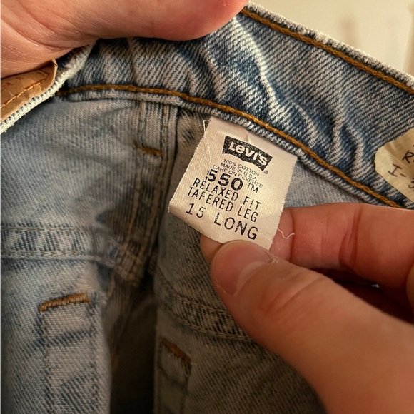 Vintage 1996 Levi’s 550 Jeans Size 15 Long - Picture 5 of 6